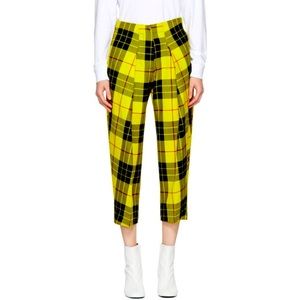 Ashley Williams tartan trousers